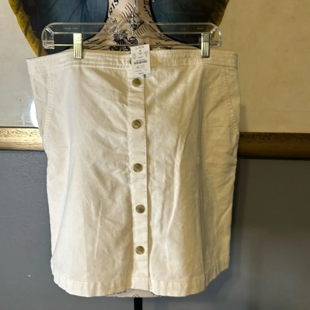 J crew lined corduroy skirt. Size 16